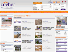Tablet Screenshot of cevhergayrimenkul.com